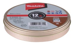 Makita Doorslijpschijven 125 Mm 12 Stuks In Blik D-65969-12