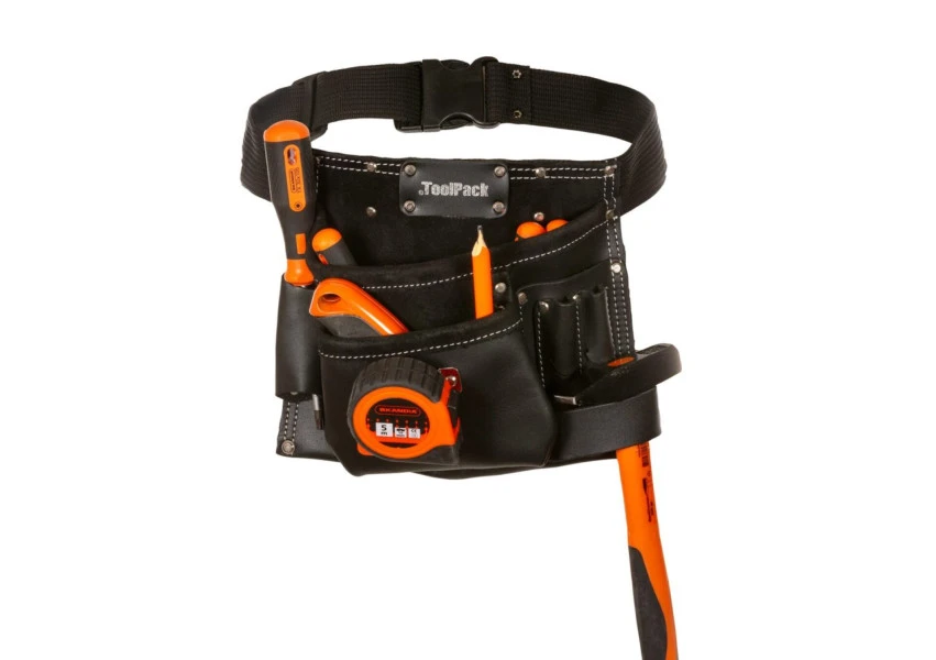 ToolPack Industriële Gereedschapsgordel, 1 Vast Holster, Hamerhouder, Zwarte Afwerking 3 ToolPack Industriële Gereedschapsgordel, 1 Vast Holster, Hamerhouder, Zwarte Afwerking