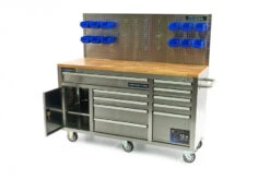 HBM Werkbank 158 Cm 10 Laden Met Deur En Achterwand, RVS 15 HBM Werkbank 158 Cm 10 Laden Met Deur En Achterwand, RVS -Pro Gereedschap Verkoop hbm 011 124.jpg 1200x600 7aa23ebc88