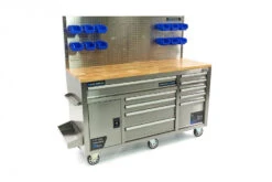 HBM Werkbank 158 Cm 10 Laden Met Deur En Achterwand, RVS 19 HBM Werkbank 158 Cm 10 Laden Met Deur En Achterwand, RVS -Pro Gereedschap Verkoop hbm 016 115.jpg 1200x600 7e305ebc88