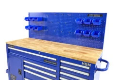 HBM Gereedschapswagen Met Achterwand, Houten Werkblad, 158 Cm, Blauw -Pro Gereedschap Verkoop hbm 019 100.jpg 1200x600 48819ebc88