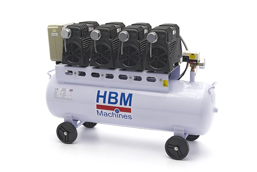 HBM 120 Liter Professionele Low Noise Compressor - Model 2 6 HBM 120 Liter Professionele Low Noise Compressor - Model 2 - Afbeelding 4