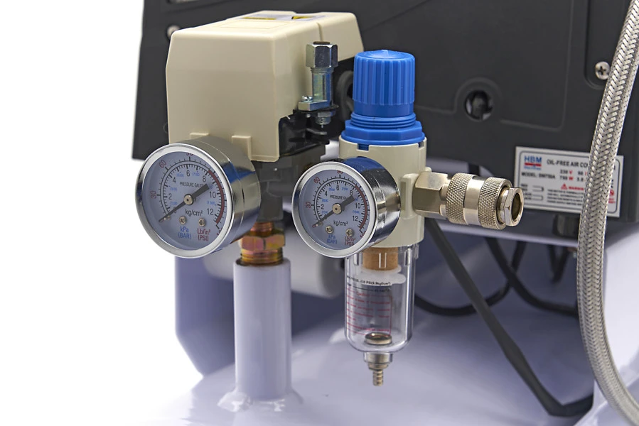 HBM 120 Liter Professionele Low Noise Compressor - Model 2 14 HBM 120 Liter Professionele Low Noise Compressor - Model 2 - Afbeelding 12