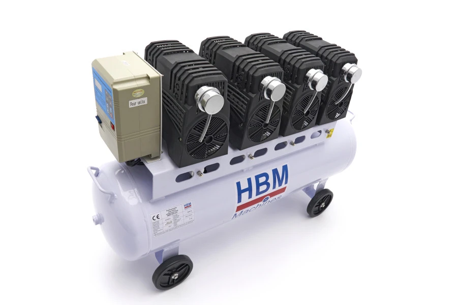 HBM 120 Liter Professionele Low Noise Compressor - Model 2 4 HBM 120 Liter Professionele Low Noise Compressor - Model 2 - Afbeelding 2