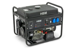 HBM 5.500W Generator Met 390cc OHV-benzinemotor, 230V/12V
