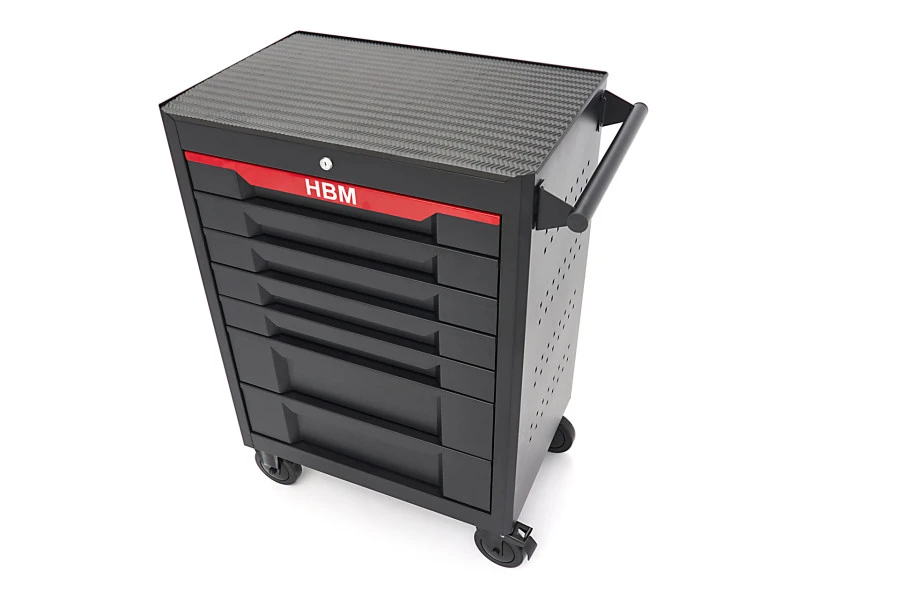 HBM Gereedschapswagen 7 Laden, 68 Cm , Zwart 3 HBM Gereedschapswagen 7 Laden, 68 Cm , Zwart
