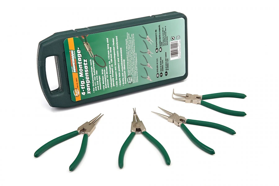 Mannesmann 4 Delige Zegeringtangenset - 10471 3 Mannesmann 4 Delige Zegeringtangenset - 10471