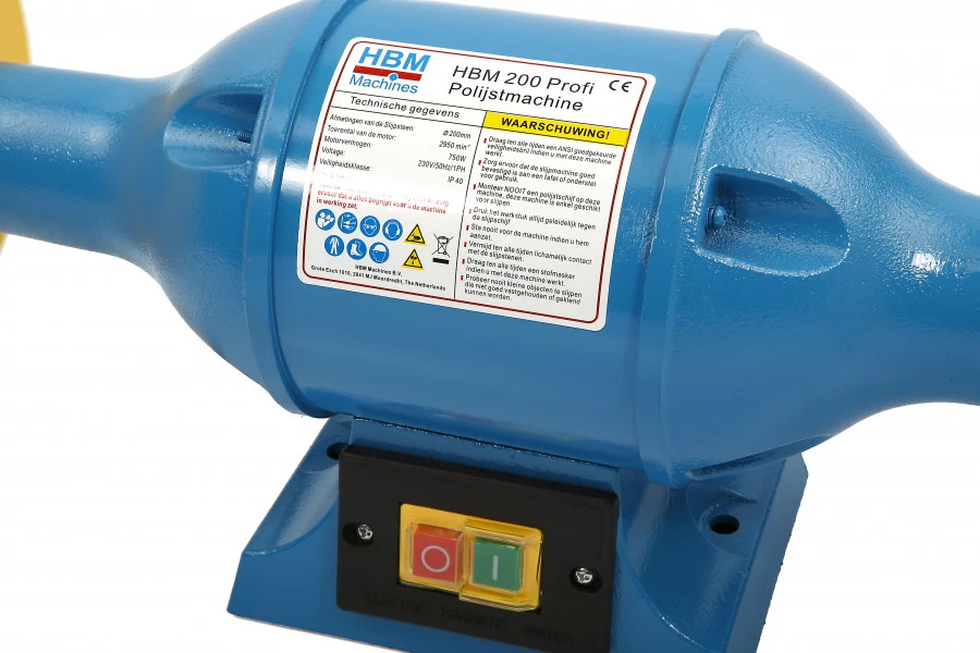 HBM 200 Polijstmachine - BLAUW 4 HBM 200 Polijstmachine - BLAUW - Afbeelding 2