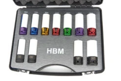 HBM Lange Krachtdoppenset Met Beschermkappen 11-delig, 1/2 Inch