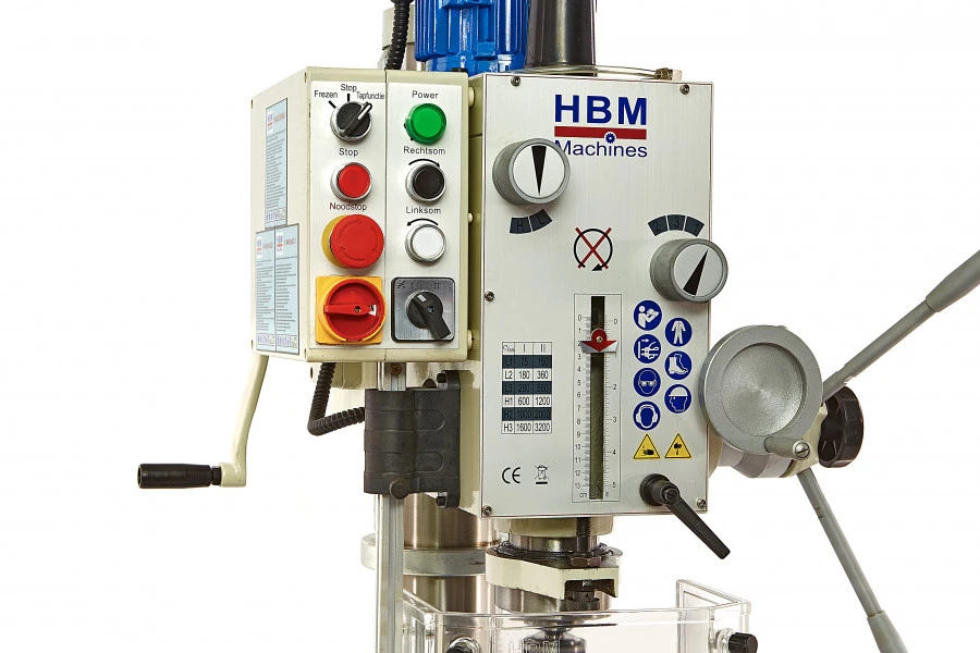 HBM 40 Mm Professionele Tandwiel Aangedreven Kolomboormachine 7 HBM 40 Mm Professionele Tandwiel Aangedreven Kolomboormachine - Afbeelding 5