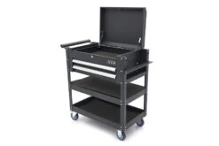 HBM 2 Laden Gereedschapswagen Met 2 Plateaus En Opbergvak - 91 Cm - Zwart -Pro Gereedschap Verkoop hbm 184 88.jpg 1200x600 f2535ebc88