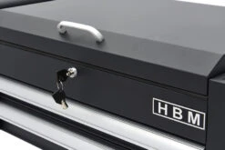 HBM 2 Laden Gereedschapswagen Met 2 Plateaus En Opbergvak - 91 Cm - Zwart -Pro Gereedschap Verkoop hbm 186 90.jpg 1200x600 df61eebc88