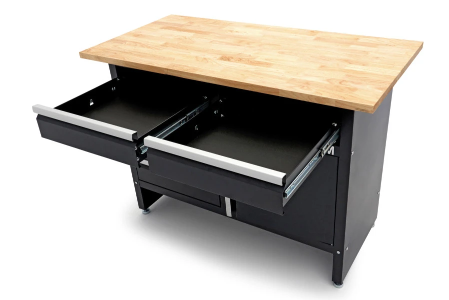 HBM 120 Cm Werkbank Met 5 Laden 1 Deur En Massief Houten Werkblad 7 HBM 120 Cm Werkbank Met 5 Laden 1 Deur En Massief Houten Werkblad - Afbeelding 5