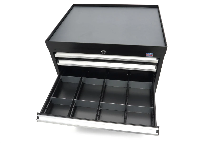 HBM 8 Laden Profi Gereedschapskast 72 X 58 X 100 Cm Zwart 8 HBM 8 Laden Profi Gereedschapskast 72 X 58 X 100 Cm Zwart - Afbeelding 6
