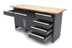 HBM 171 Cm Werkbank Met 6 Laden 2 Deuren En Massief Houten Werkblad -Pro Gereedschap Verkoop hbm 2107 10.jpg 1200x600 d58c7ebc88