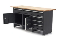 HBM 171 Cm Werkbank Met 6 Laden 2 Deuren En Massief Houten Werkblad -Pro Gereedschap Verkoop hbm 2112 10.jpg 1200x600 8d725ebc88