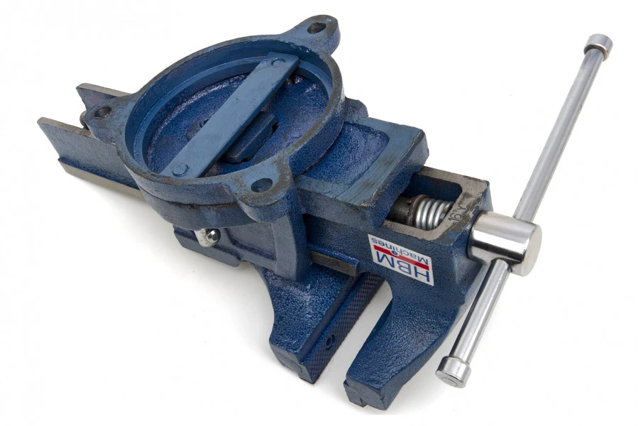 HBM Profi 150 Mm Bankschroef Met Draaibaar Onderstel 10 HBM Profi 150 Mm Bankschroef Met Draaibaar Onderstel - Afbeelding 8