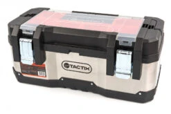 Tactix Professionele RVS Gereedschapskoffer Met Uitneembare Opbergbakjes -Pro Gereedschap Verkoop hbm 242 40.jpg 1200x600 34089ebc88