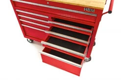 HBM Gereedschapswagen Met Houten Werkblad 117 Cm, Rood -Pro Gereedschap Verkoop hbm 264 24.jpg 1200x600 15784ebc88