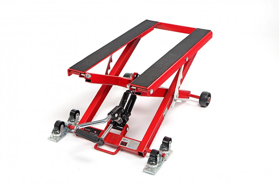 HBM Universele Verrijdbare Motorlift - ROOD 5 HBM Universele Verrijdbare Motorlift - ROOD - Afbeelding 3