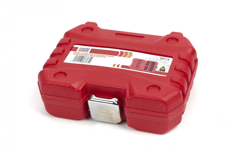 HBM 14 Delige Kracht Inbus Doppenset Inch Maten 6 HBM 14 Delige Kracht Inbus Doppenset Inch Maten - Afbeelding 5