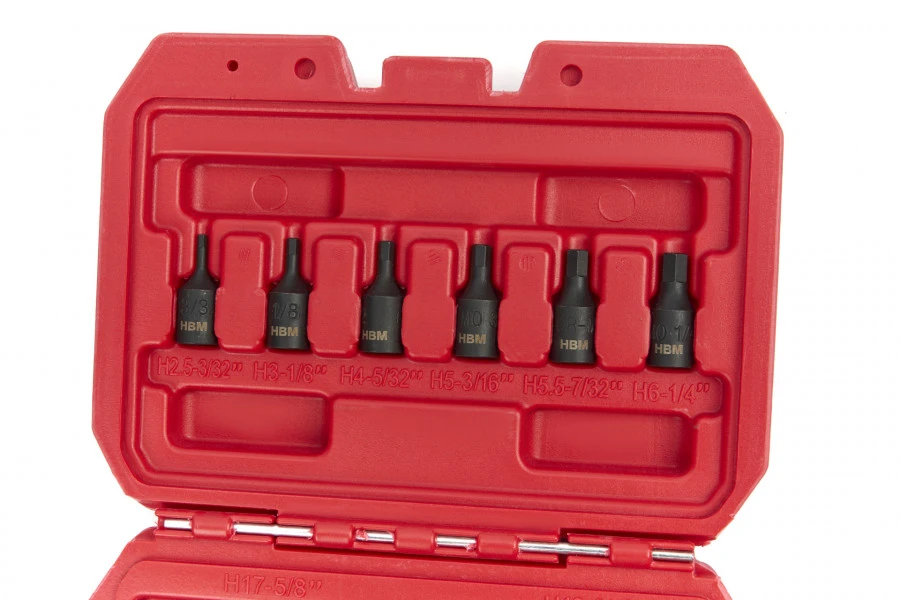 HBM 14 Delige Kracht Inbus Doppenset Inch Maten 3 HBM 14 Delige Kracht Inbus Doppenset Inch Maten - Afbeelding 2