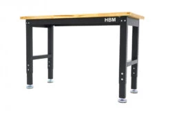 HBM Werkbank Met Massief Houten Blad, In Hoogte Verstelbaar, 122 Cm -Pro Gereedschap Verkoop hbm 3141 4.jpg 1200x600 f3bc0ebc88