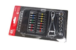 AOK 23 Delige Professionele ¼” Doppenset En Bitset Met Ratel In Handige Opbergetui -Pro Gereedschap Verkoop hbm 4161.jpg 1200x600 a9e0bebc88