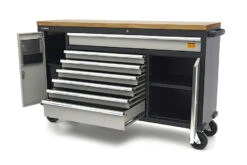 HBM Gereedschapswagen Met Houten Werkblad - 168 Cm - Grijs -Pro Gereedschap Verkoop hbm 520 3.jpg 1200x600 e18a8ebc88