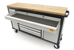 HBM Gereedschapswagen Met Houten Werkblad - 168 Cm - Grijs -Pro Gereedschap Verkoop hbm 524 5.jpg 1200x600 d4cd6ebc88