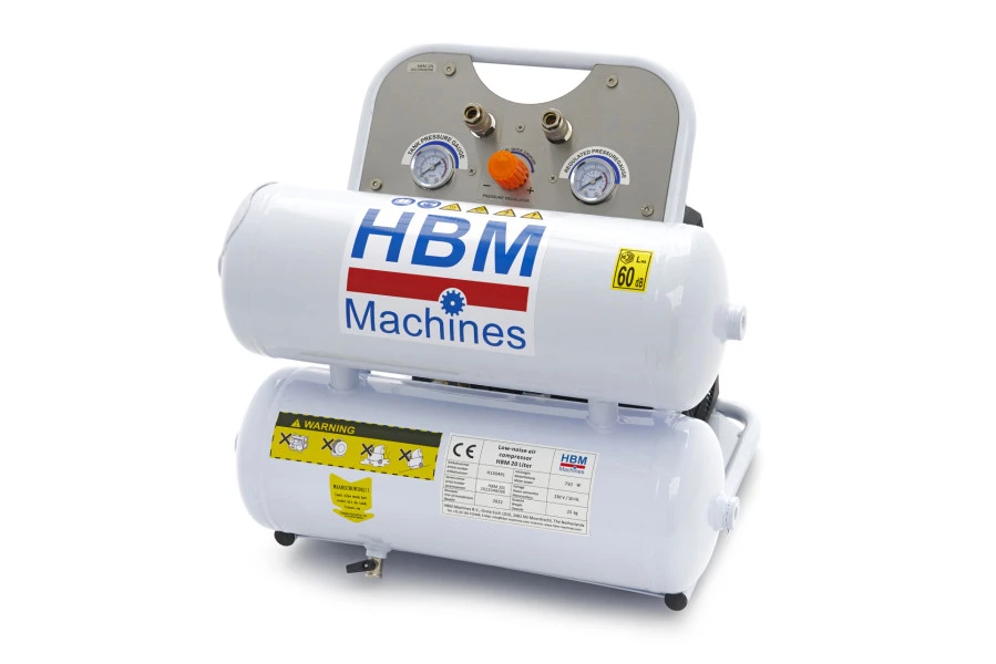 HBM 20 Liter Professionele Low Noise Compressor - Model 2 4 HBM 20 Liter Professionele Low Noise Compressor - Model 2 - Afbeelding 2